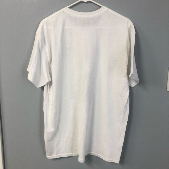 hypnotics indoor fiends 82 album white gildan dry blend large band tee vtg style - Picture 2 of 6